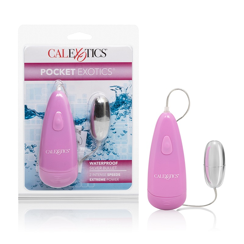 SE1140-10-2 California Exotics Pocket Exotics® Waterproof Silver Bullet