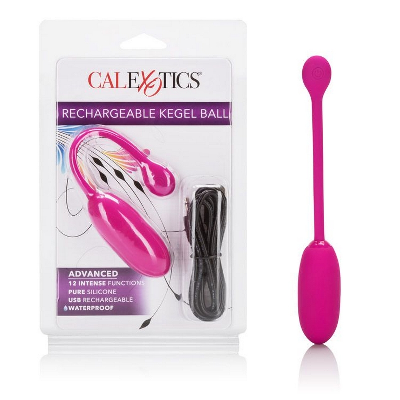 SE1328-10-2 California Exotics Rechargeable Kegel Ball Advanced Pink