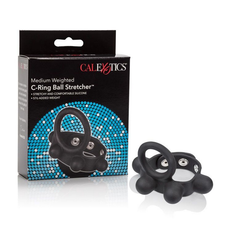 SE1413-55-3 California Exotics Weighted C-Ring Ball Stretcher Medium