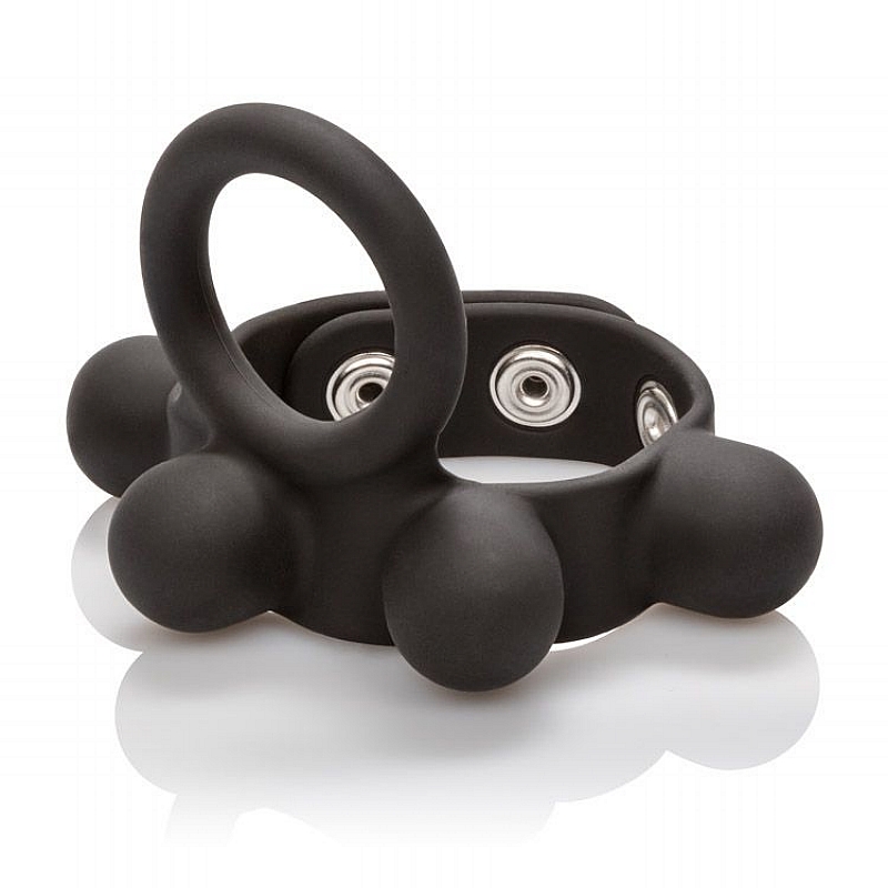 SE1413-55-3<br> California Exotics<br> Weighted C-Ring Ball Stretcher<br> Medium SE1413-55-3 California Exotics Weighted C-Ring Ball Stretcher Medium