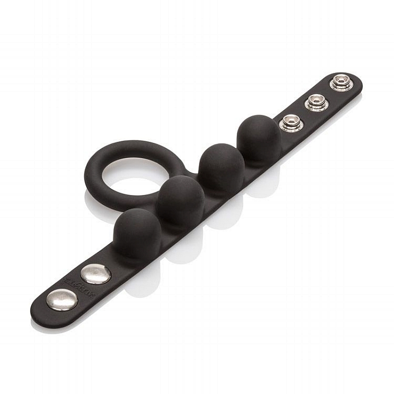 SE1413-55-3<br> California Exotics<br> Weighted C-Ring Ball Stretcher<br> Medium SE1413-55-3 California Exotics Weighted C-Ring Ball Stretcher Medium