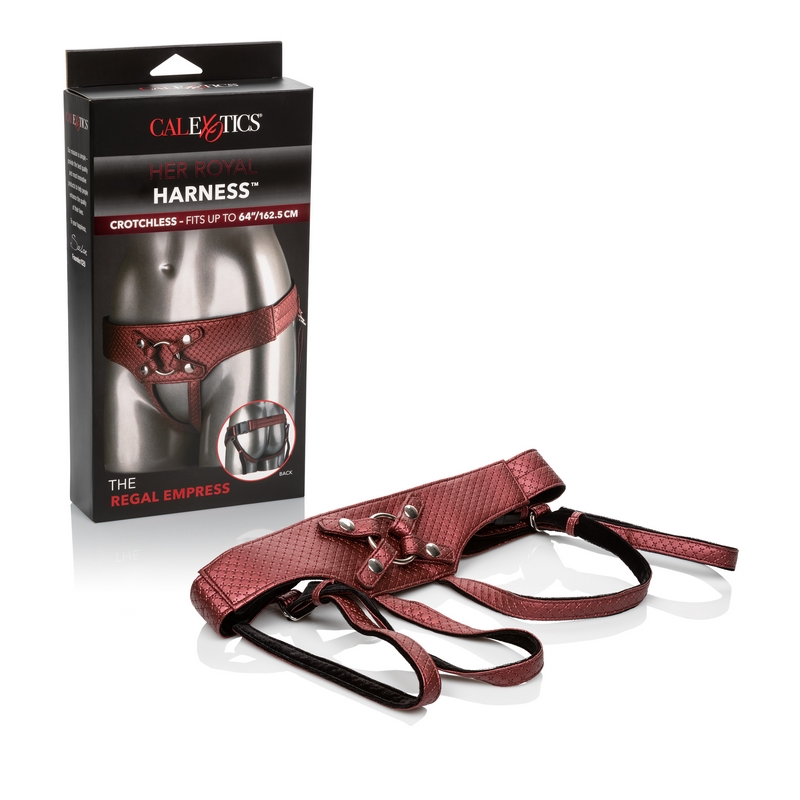 SE1563-30-3 California Exotics  Her Royal Harness™  The Regal Empress Red
