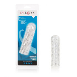 SE1599-10-2 California Exotics Reversible Sleeve Clear