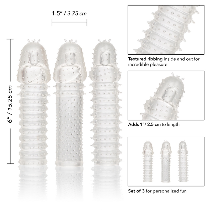 SE1625-50-2<br> California Exotics<br> 3 Piece Extention Kit SE1625-50-2 California Exotics 3 Piece Extention Kit