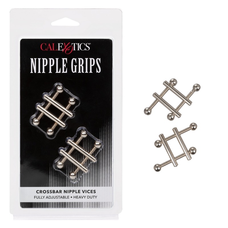 NEW SE2550-05-2 California Exotics  Nipple Grips Crossbar Nipple Vices