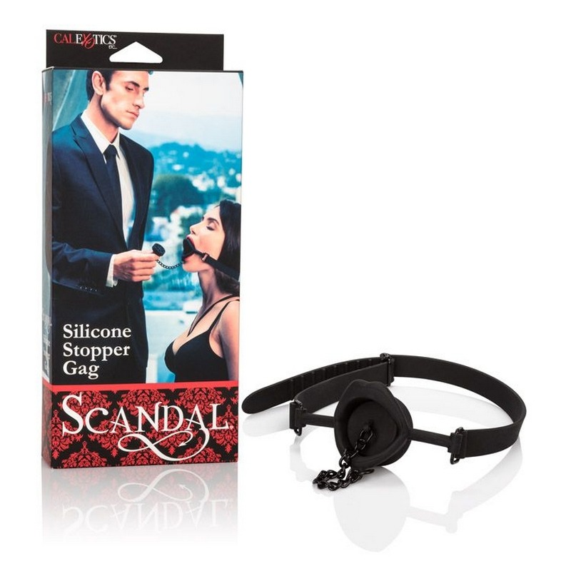 SE2712-09-3 California ExoticsScandal® Silicone Stopper Gag