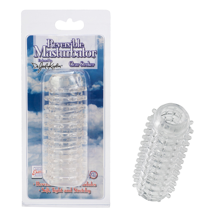 SE5621-00-2  California Exotics Dr. Joel Reversible MasturbatorClear