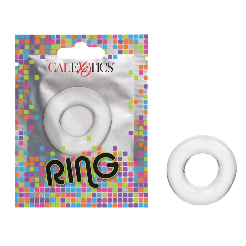 NEW SE8000-05-1 California Exotics  Ring Foil Pack Clear