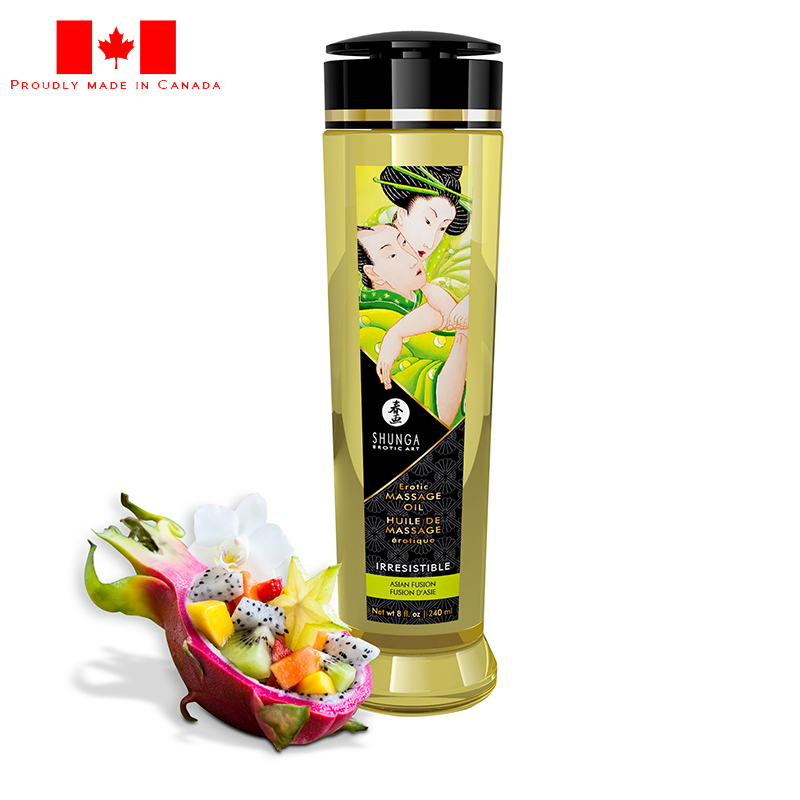 SH1218 Shunga 8 oz. Erotic Massage Oil Asian Fusion