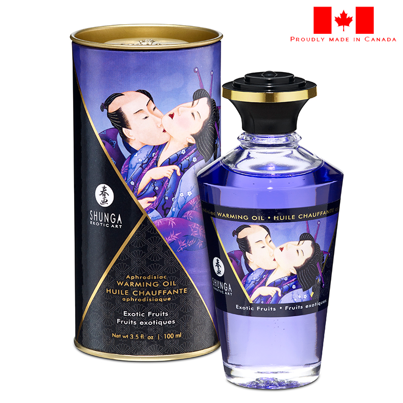 SH2202 Shunga Warming Massage Oil 100 ml Exotic Fruits