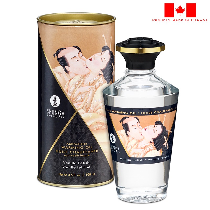 SH2207 Shunga Warming Massage Oil 100 ml Vanilla