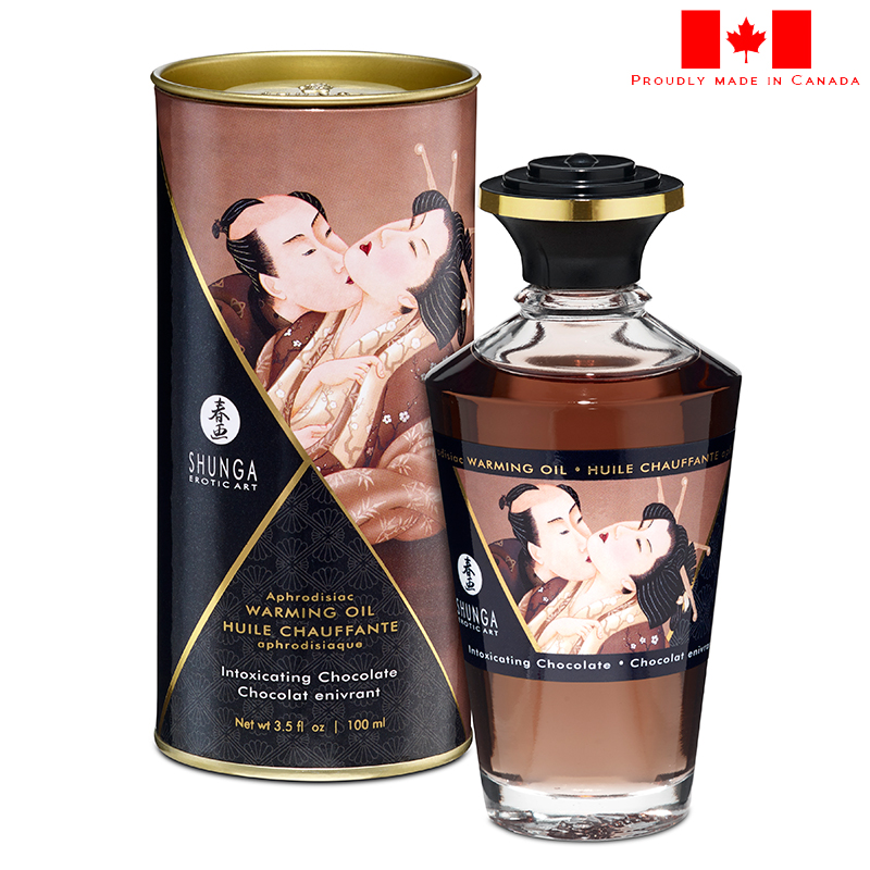 SH2209 Shunga Warming Massage Oil 100 ml Chocolate