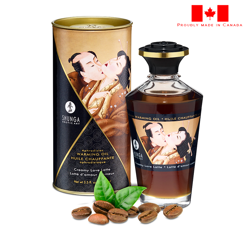 SH2214 Shunga Warming Massage Oil 100 ml Love Latte