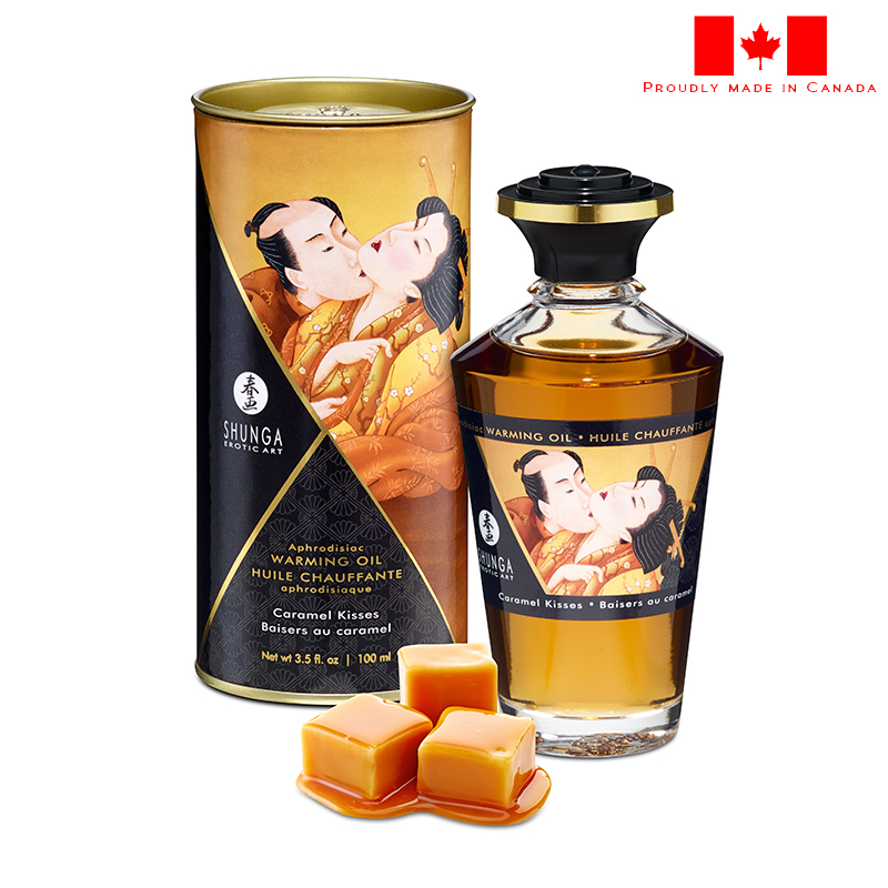 SH2215 Shunga Warming Massage Oil 100 ml Caramel