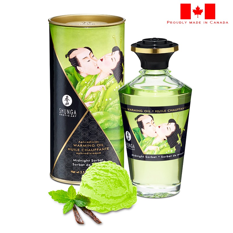 SH2216 Shunga Warming Massage Oil 100 ml Sorbet