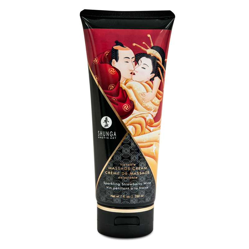 SH4108 Shunga Kissable Massage Cream Strawberry Wine