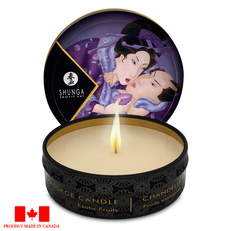 SH4602 Shunga  Mini Massage Candle 1 oz Exotic Fruits