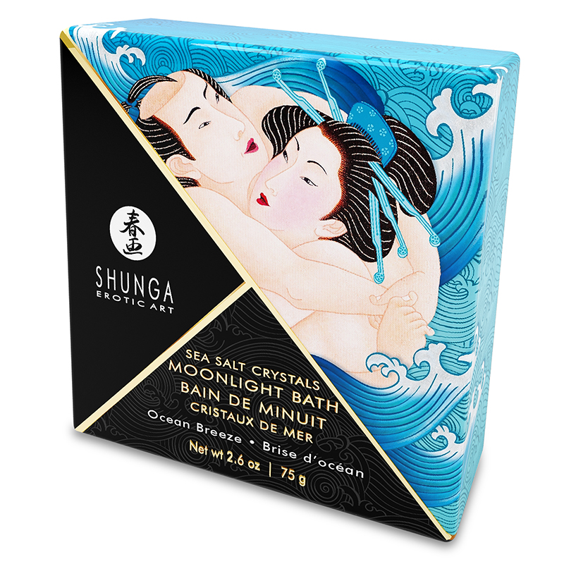 SH6601 Shunga Moonlight Sea Salt Bath Crystals Ocean Breeze