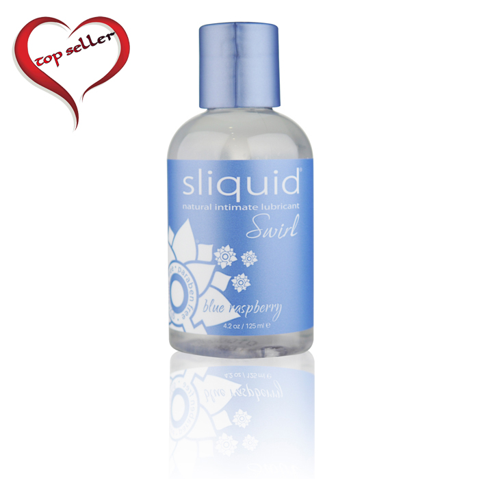 SL010 Sliquid 4.2 oz Sliquid Swirl Blue Raspberry