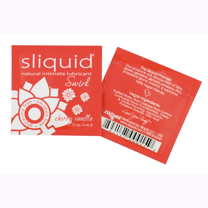 SL015 Sliquid  Swirl Cherry Vanilla Pillow Pac (Each)