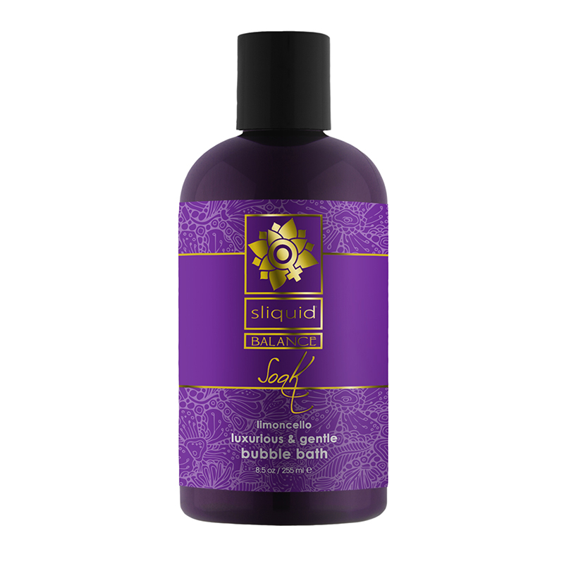 SL055 Sliquid 8.5 oz Soak Bubble Bath Limoncello