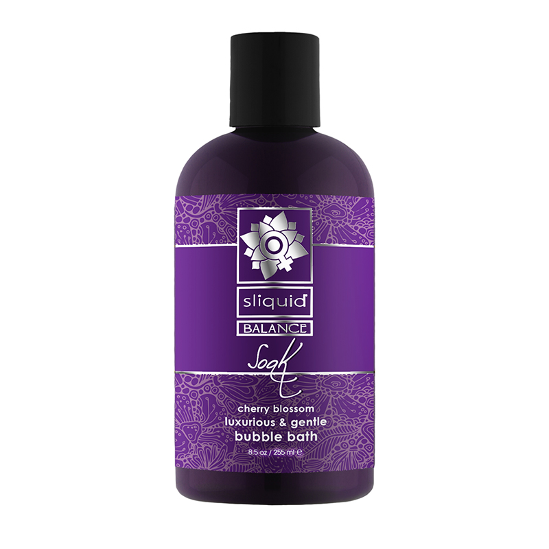 SL056 Sliquid 8.5 oz Soak Bubble Bath Cherry Blossom