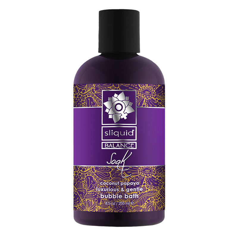SL929 Sliquid 8.5 oz Soak Bubble Bath Coconut Papaya
