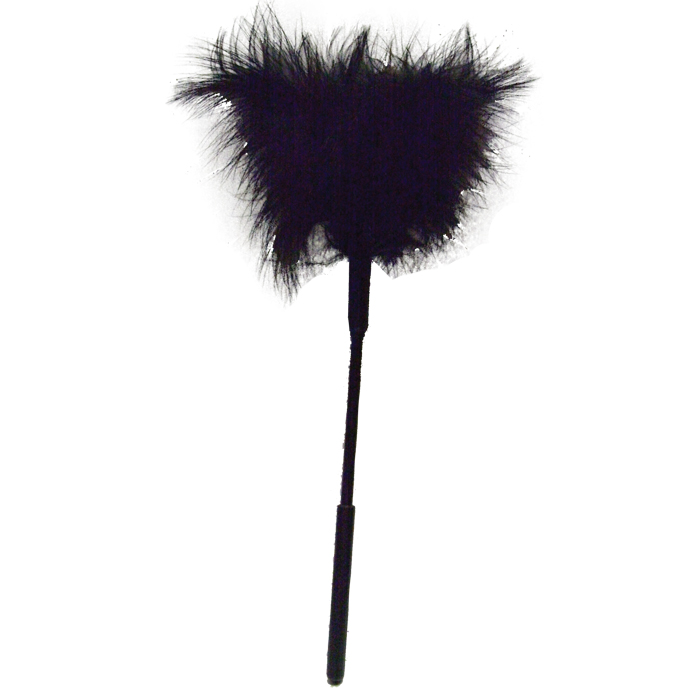 SS100-70 Sex and Mischief  Feather Tickler Black