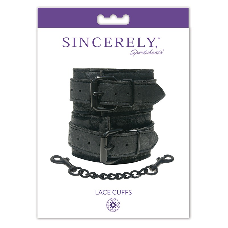 SS520-01 SportSheets Sincerely Lace Cuffs