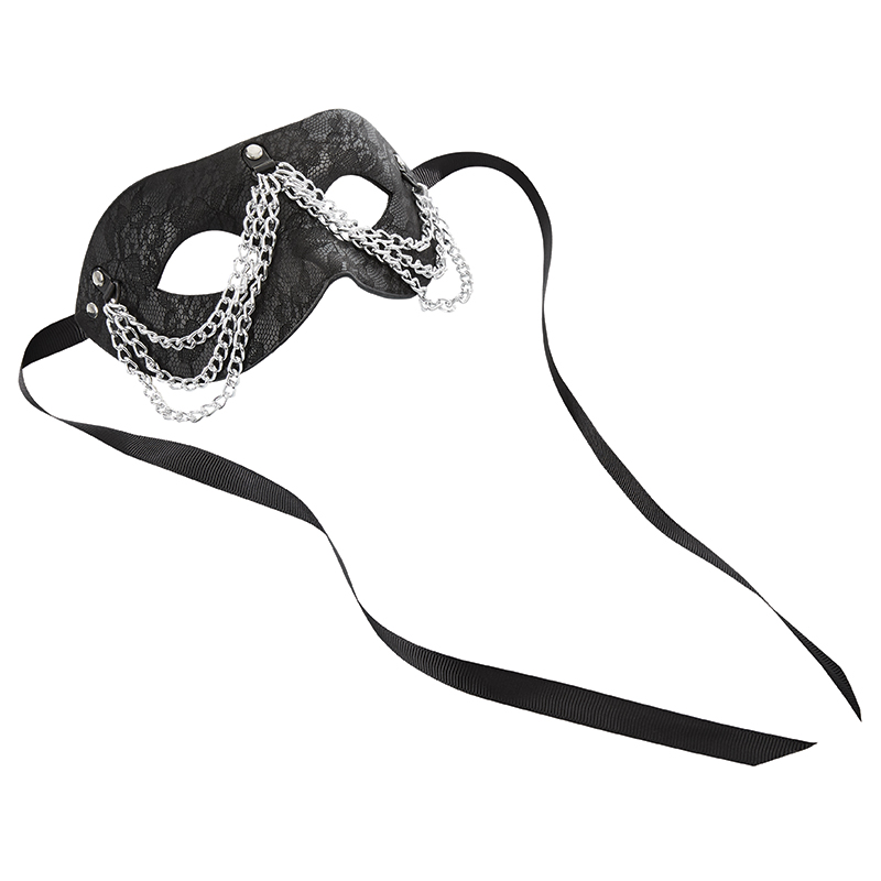 SS520-06<br> SportSheets<br> Sincerely Chained Lace Mask SS520-06 SportSheets Sincerely Chained Lace Mask