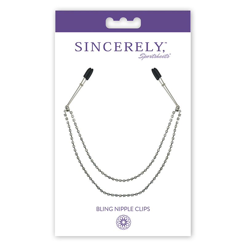 SS520-30 SportSheets Sincerely Bling Nipple Clips