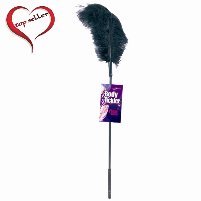 SS700-01 Sportsheets Ostrich Tickler Black