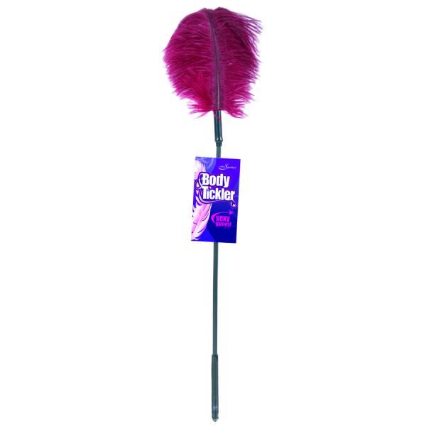 SS700-03 Sportsheets Ostrich Tickler Red