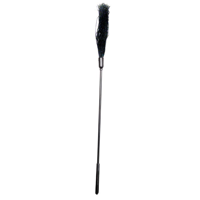 SS730-01 Sex and Mischief  Rubber Tickler Black