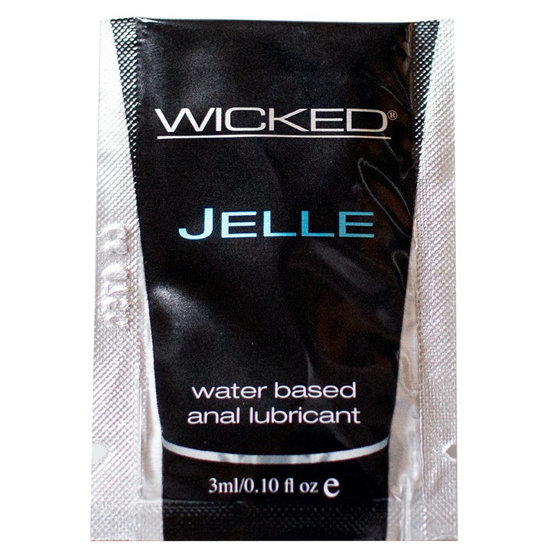 WC90101 Wicked Sensual Care 3 ml Jelle Waterbased Sample Pack