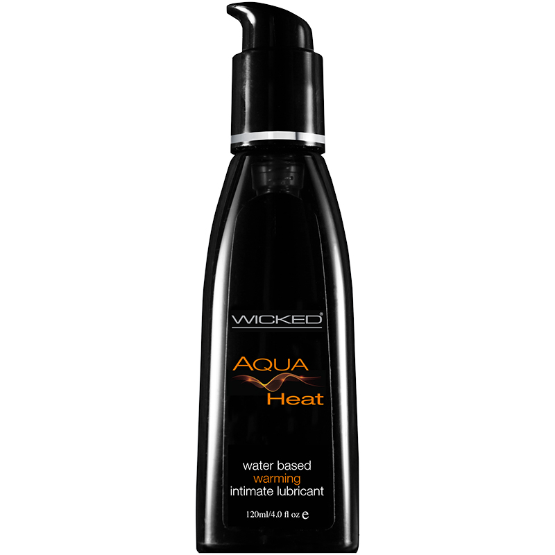 WC90225 Wicked Sensual Care 4 oz Aqua Heat Warming Sensation Lube