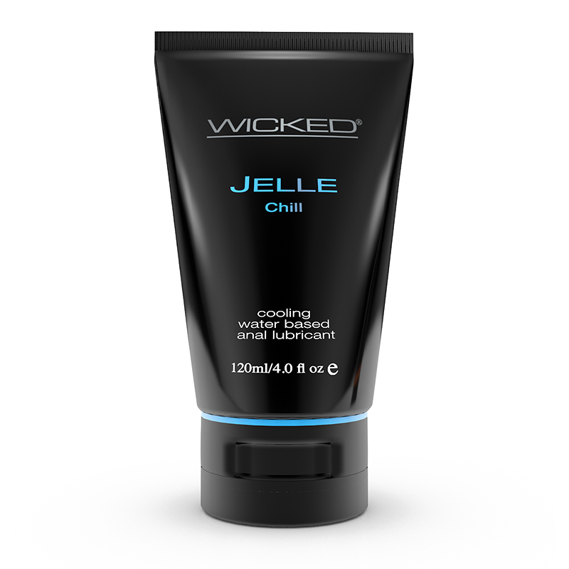 WC90228 Wicked Sensual Care 4 oz Jelle Anal Lube Chill