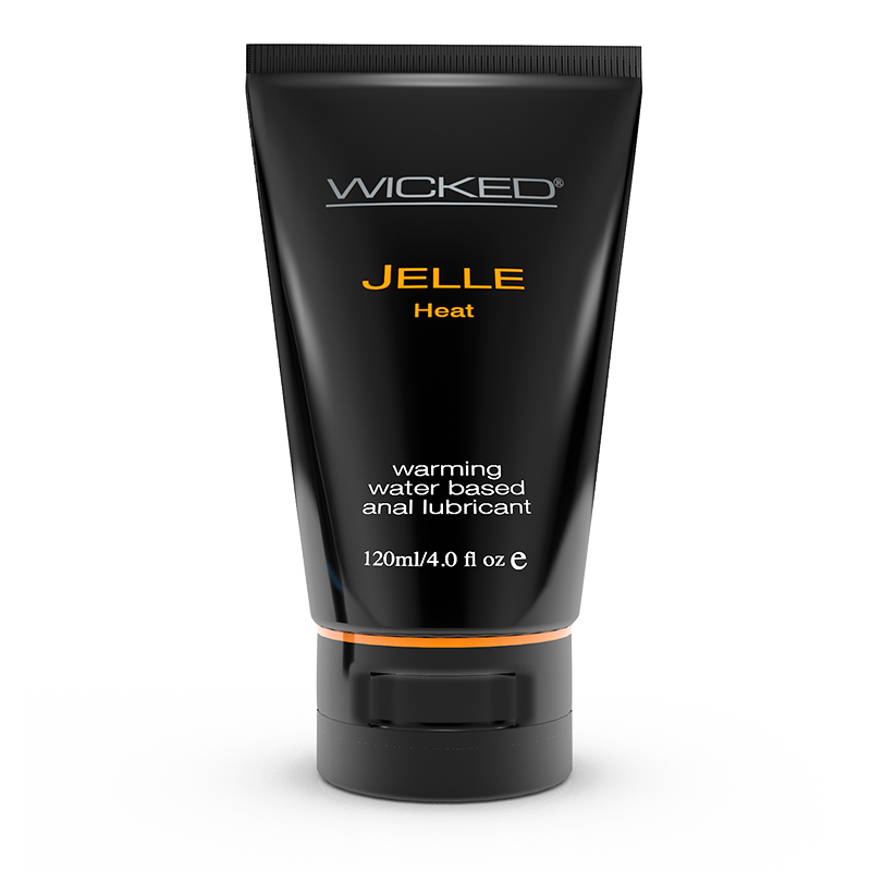 WC90229 Wicked Sensual Care 4 oz Jelle Anal Lube Heat