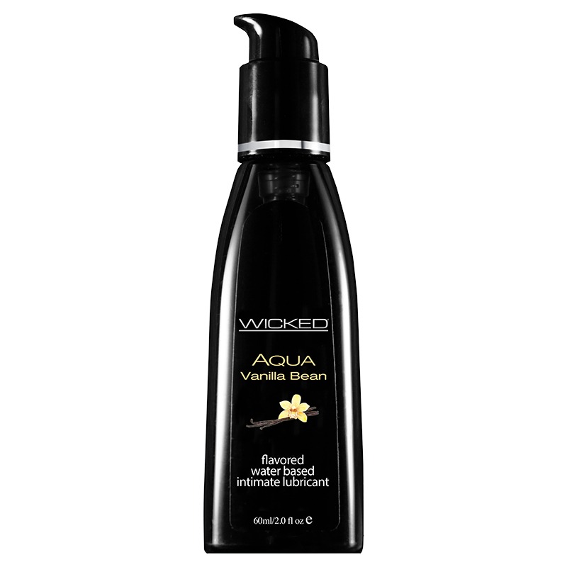 WC90332 Wicked Sensual Care 2 oz Flavored Lube Vanilla Bean