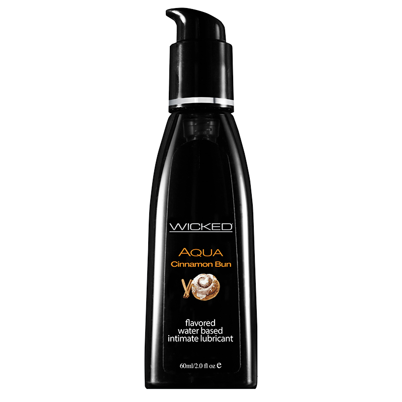 WC90342 Wicked Sensual Care 2 oz Flavored Lube Cinnamon Bun