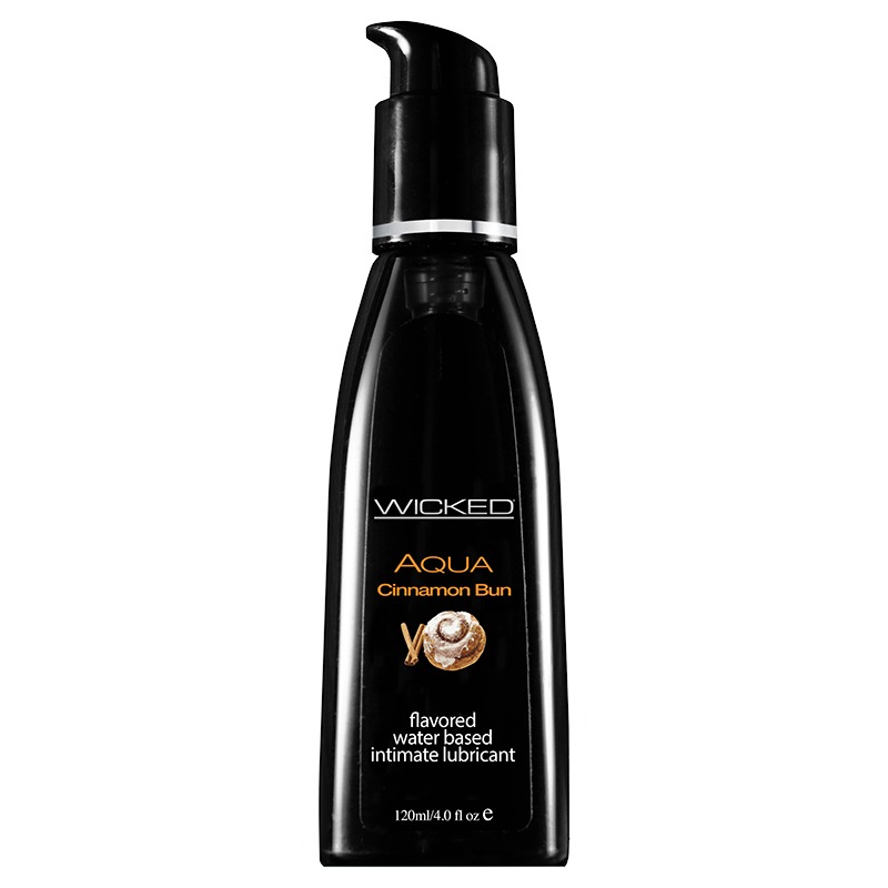 WC90344 Wicked Sensual Care 4 oz Flavored Lube Cinnamon Bun