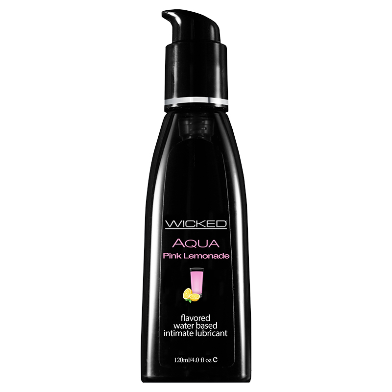 WC90374 Wicked Sensual Care 4 oz Flavored Lube Pink Lemonade