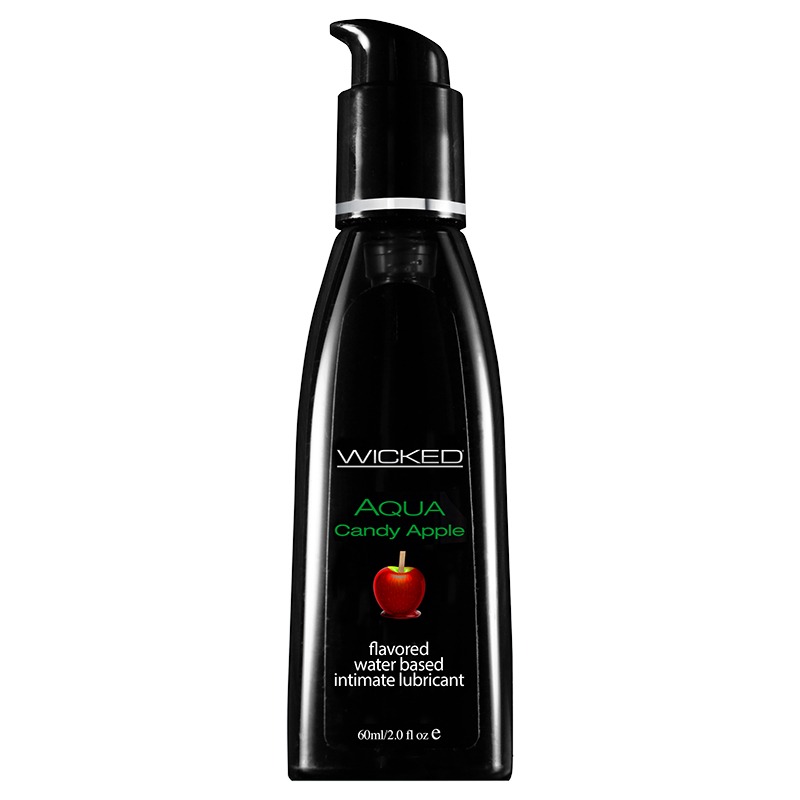 WC90402 Wicked Sensual Care 2 oz Flavored Lube Candy Apple