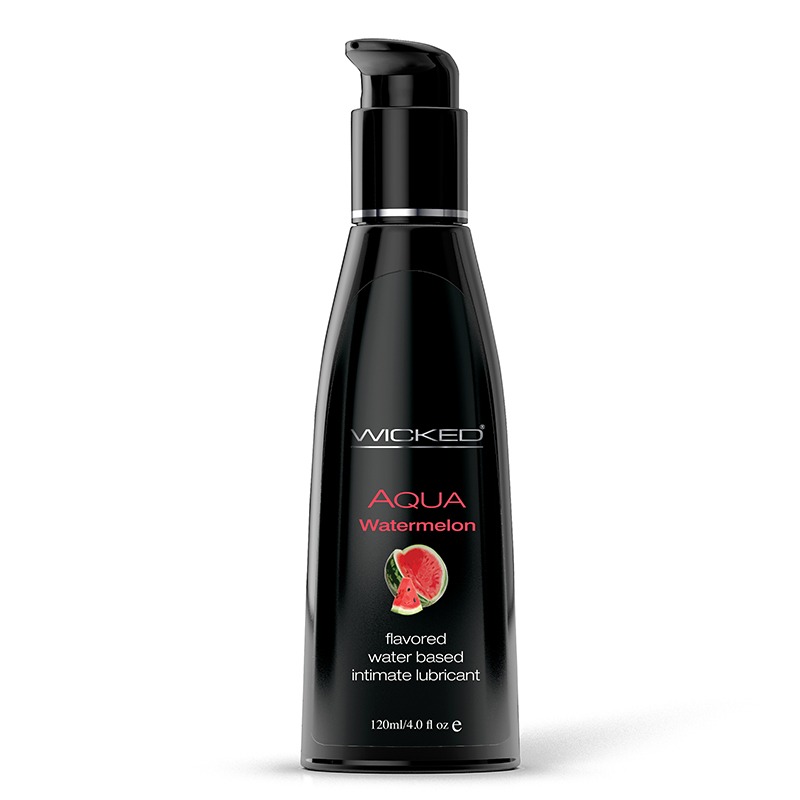 WC90424 Wicked Sensual Care 4 oz Aqua Lube Watermelon