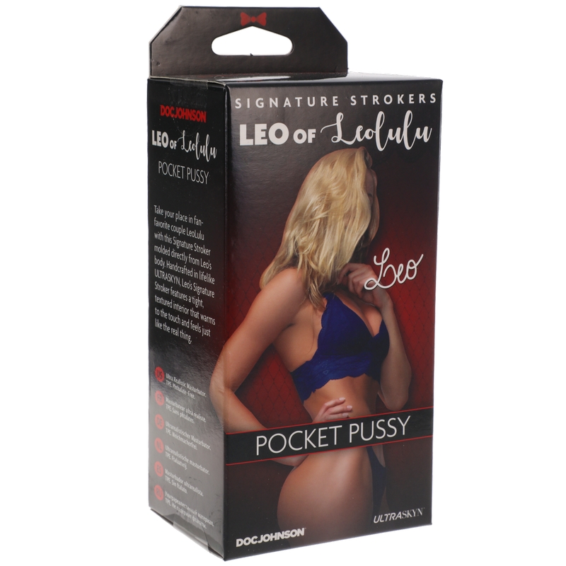 NEW D5510-31 BX Doc Johnson Leo of LeoLulu UltraSkyn Pocket Pussy