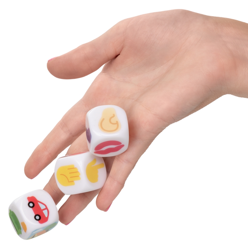<b><font color=red><font size="4">NEW</font></FONT></b><br> SE2434-05-2<br> California Exotics <br> Emojigasm Dice NEW SE2434-05-2 California Exotics Emojigasm Dice