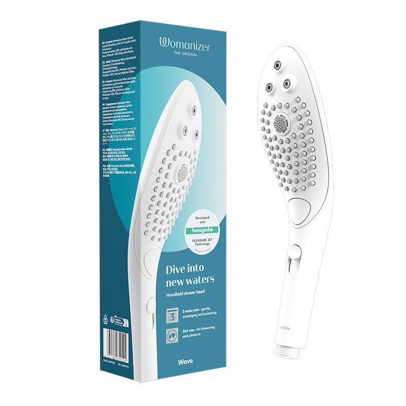W623005<br> Womanizer Wave<br> White<br> <b>DISCOUNTS DO NOT APPLY</b>