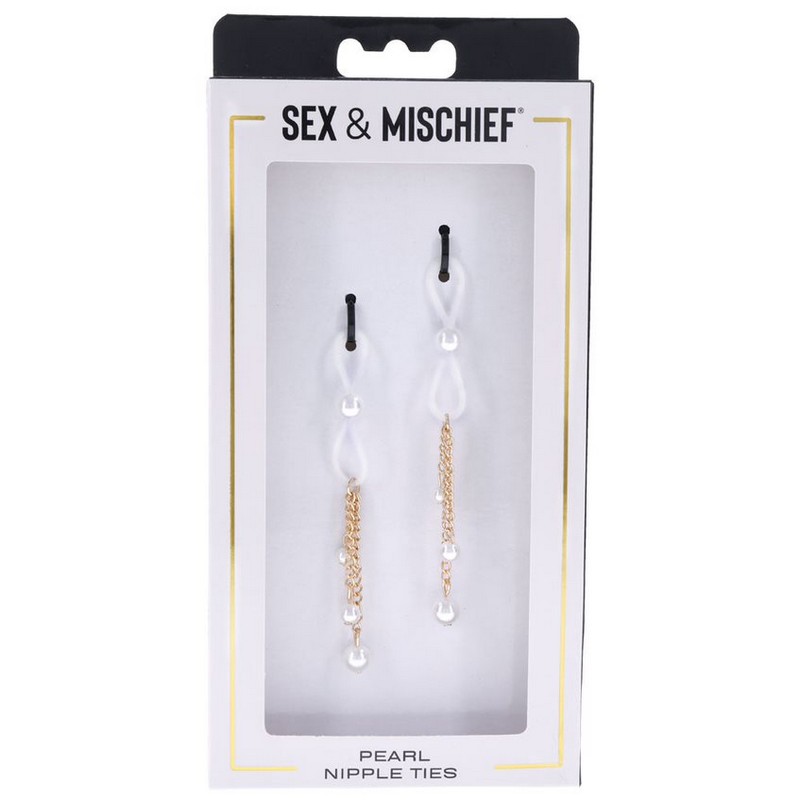 SS098-58<br> S&M Pearl Nipple Ties