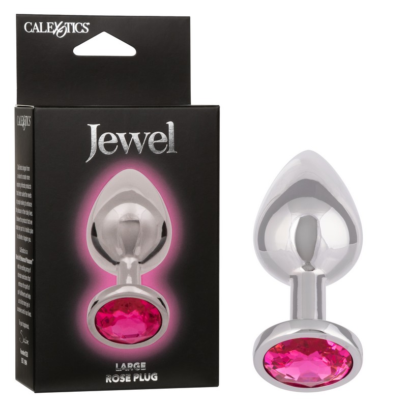 SE0438-10-3<br> Jewel Rose Plug<br> Large