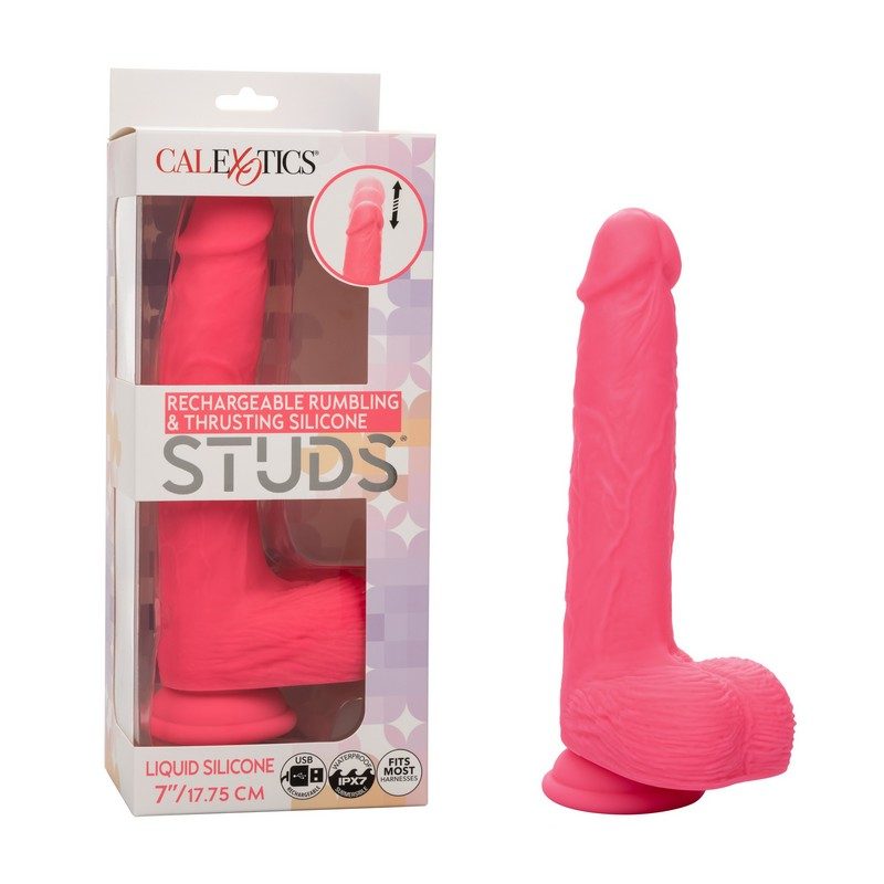SE0251-05-3<br> Rechargeable Rumbling & Thrusting<br> Silicone Studs